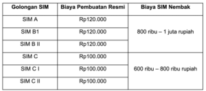 Perbedaan SIM untuk motor dan mobil