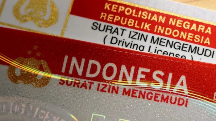 Pemilihan jenis SIM sesuai kendaraan