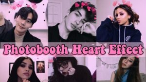 Webcam effects hearts