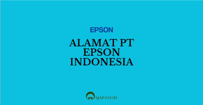 Alamat pt epson indonesia