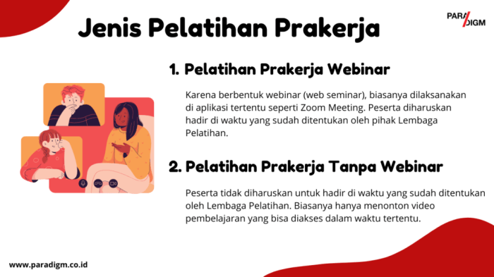 Pelatihan prakerja tanpa webinar