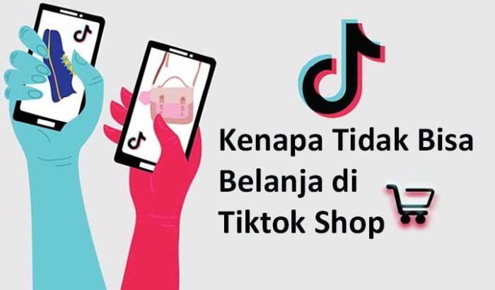 Tidak bisa belanja di tiktok shop