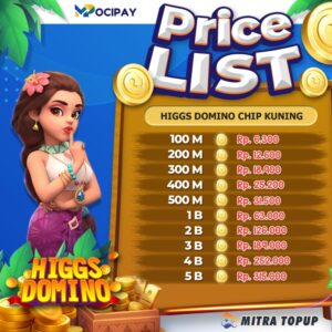 Top up chip ungu higgs domino