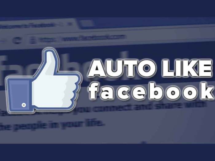 Auto like facebook