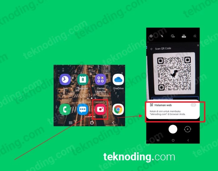Cara scan barcode di hp samsung
