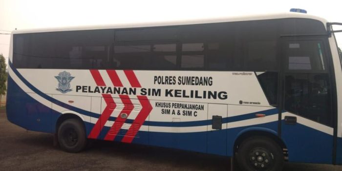 Jadwal SIM Keliling Sumedang Selatan