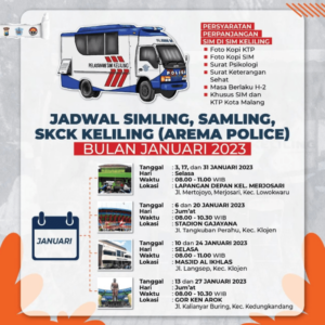 Jadwal keliling bandung