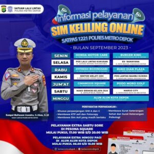 Jadwal Sim Keliling di Kecamatan Pusakajaya