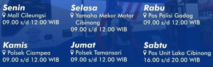 Jadwal SIM Keliling Taman Sari